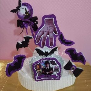 Топер за торта Wednesday 💜🕸️