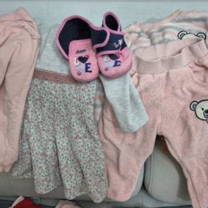 Esenska obleka za devojce 12-18meseci +toplinki broj 23