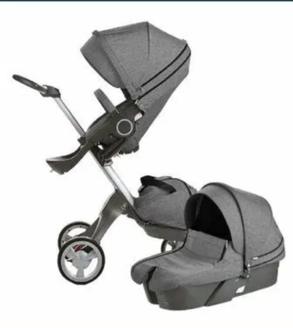 Stokke количка + Besafe Izigo седиште (гратис корито со држач и перниче)