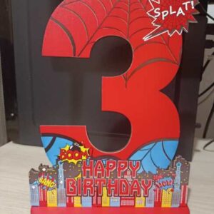 Подарувам роденденски украс (3 години)