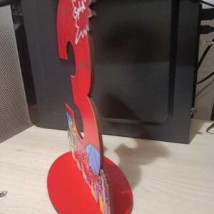 Подарувам роденденски украс (3 години)