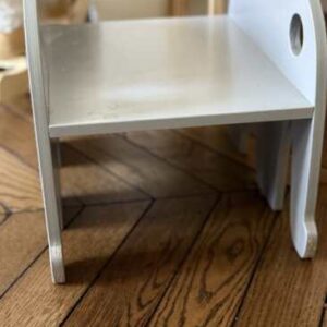 Дрвено столче Kids Hut, сива боја