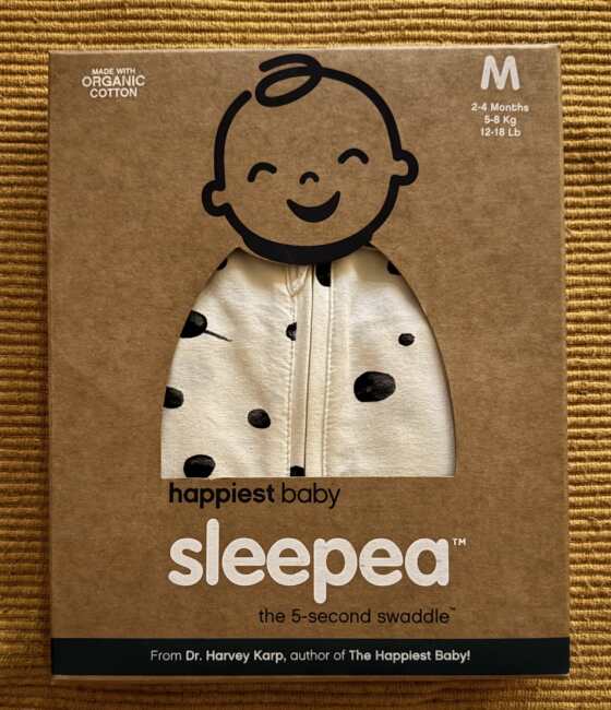 Нова вреќичка за повивање Happiest baby Sleepea