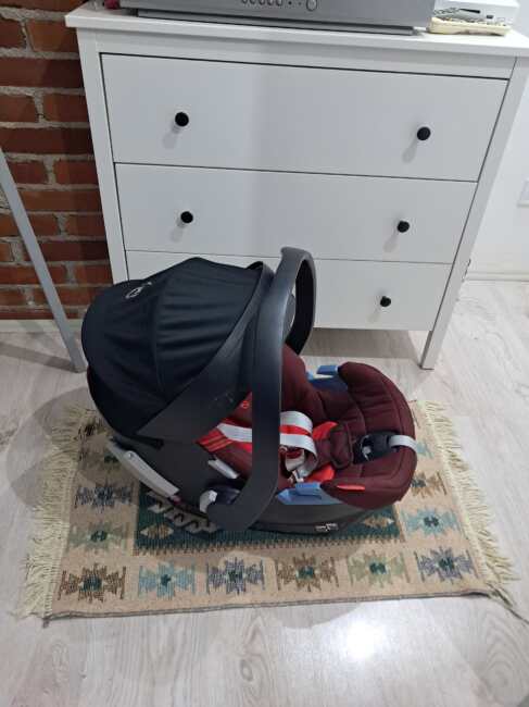 Cybex Aton Q транспортер - Rumba Red