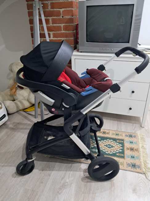 Cybex Aton Q транспортер - Rumba Red