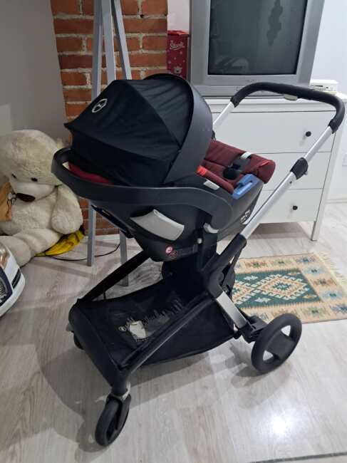 Cybex Aton Q транспортер - Rumba Red